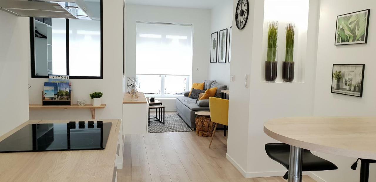 Le P'Tit Atelier, Terrasse Privative Apartment Lorient Luaran gambar